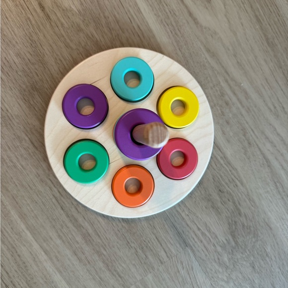 Wooden Sorting and Stacking Toy Set - Picture 2 of 12